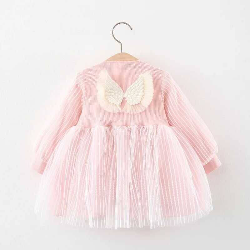TEKLEME - Angel Pembe Tül Kız Çocuk Elbise