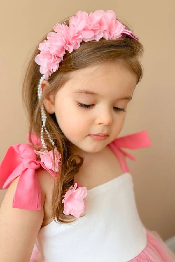 ss23 - Barbie Pembe Kız Çocuk Balerin Tütü Elbise (1)