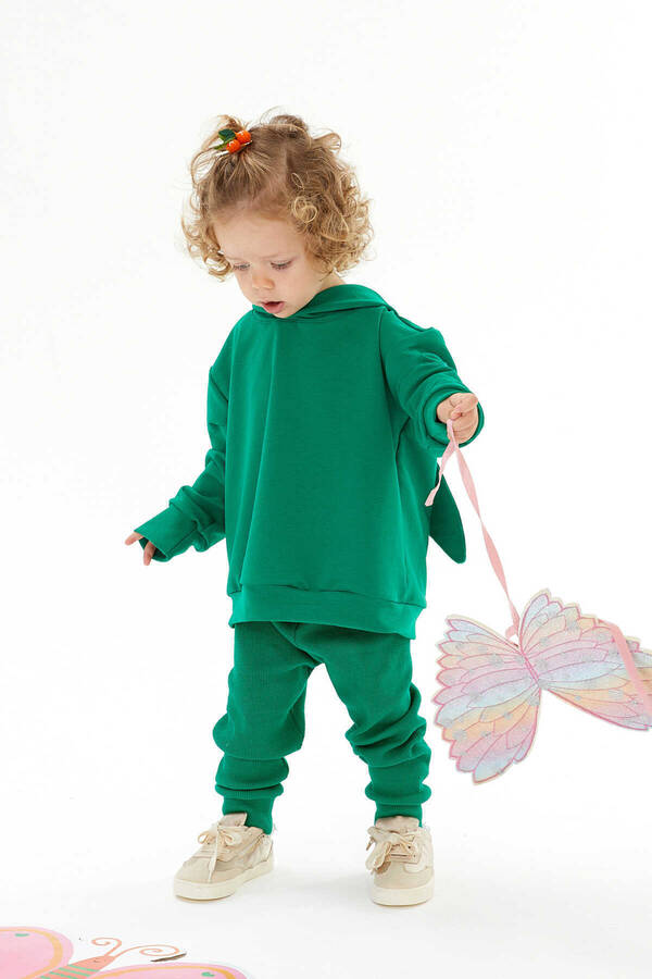 FW21 - Benetton Yeşili Jogger Pantolon Çocuk Eşofman Alt