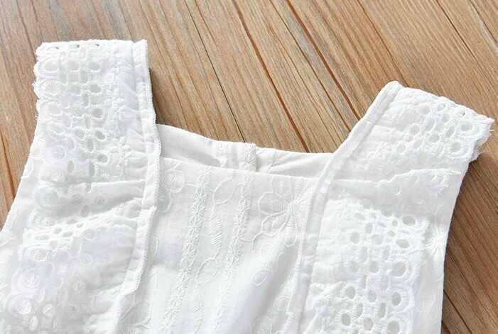 Fisto Detaylı Beyaz Tül Elbise - Thumbnail
