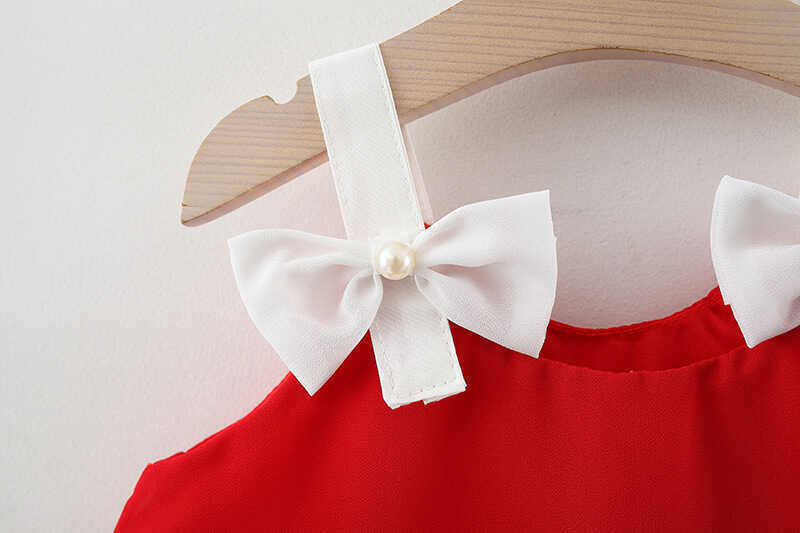 Kırmızı Fiyonk Elbise - Thumbnail
