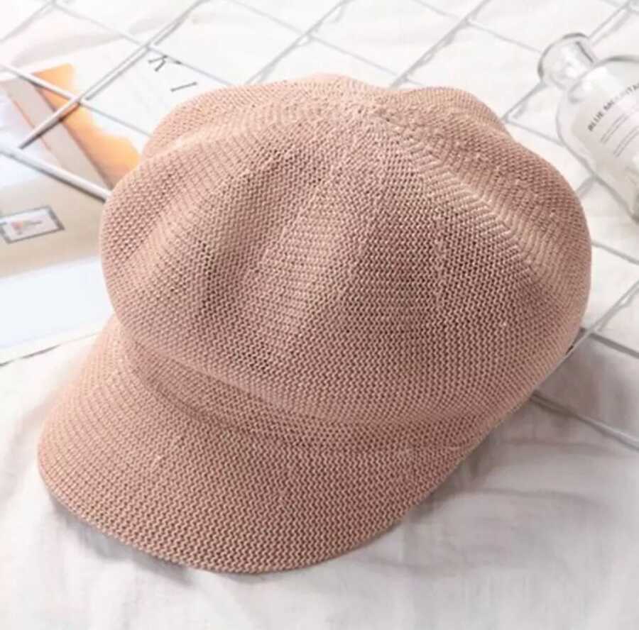 Pembe Hasır Şapka