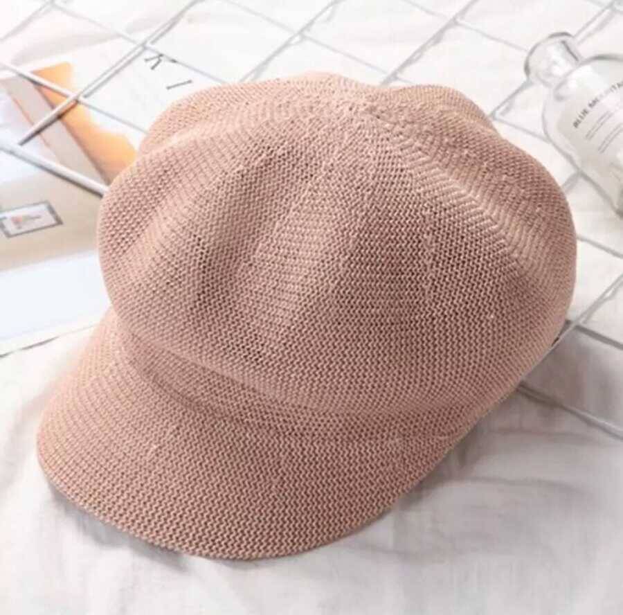 ss211 - Pembe Hasır Şapka