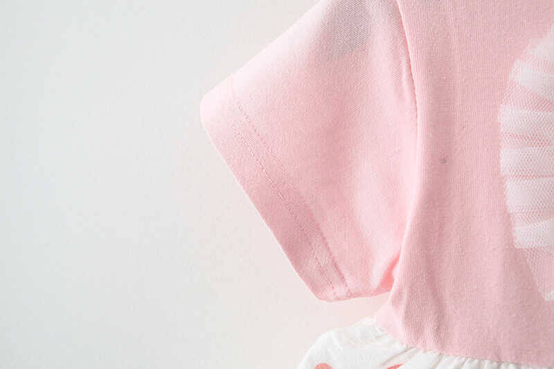 Pembe Puantiye Detaylı Pembe Kanat Elbise - Thumbnail