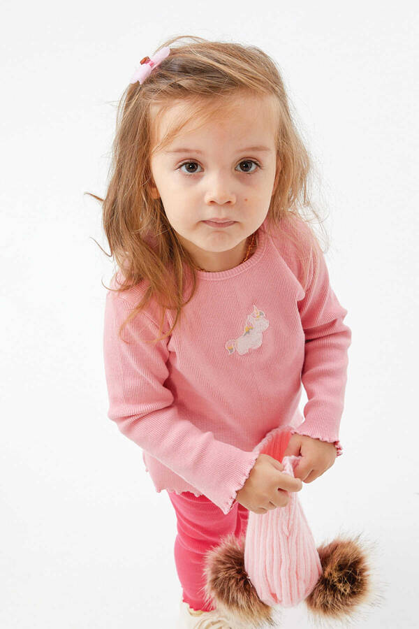 FW21 - Pembe Unicorn Kaşkorse Sweatshirt (1)