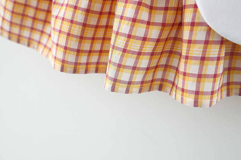 Pötikare Detaylı Turuncu Elbise Ve Çanta 2'li Set - Thumbnail