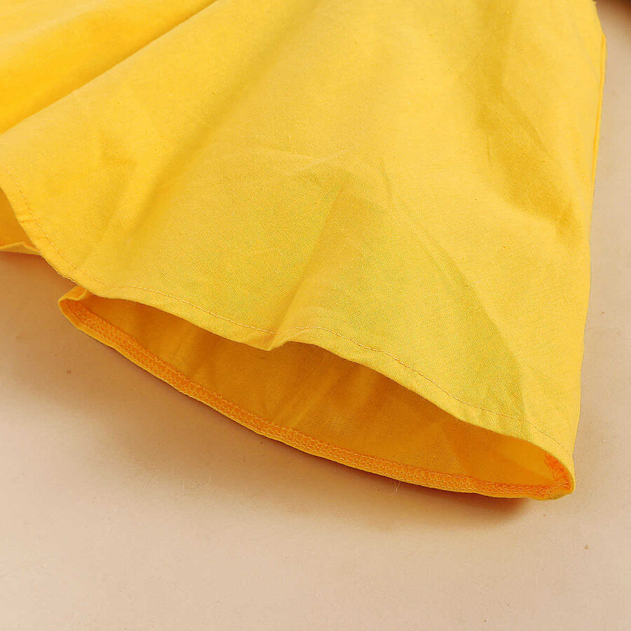 Pötikareli Gömlek Ve Sarı Salopet 2'li Takım - Thumbnail