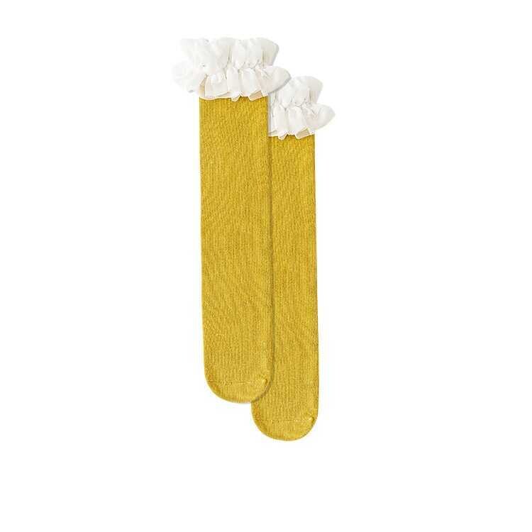 AW21 - Sarı Dizaltı Çorap (1)