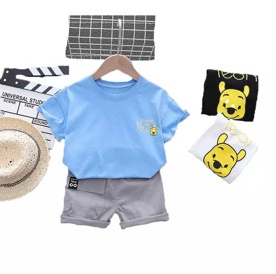 SUM211 - Winnie The Pooh T-shirt Şort 2'li Takım