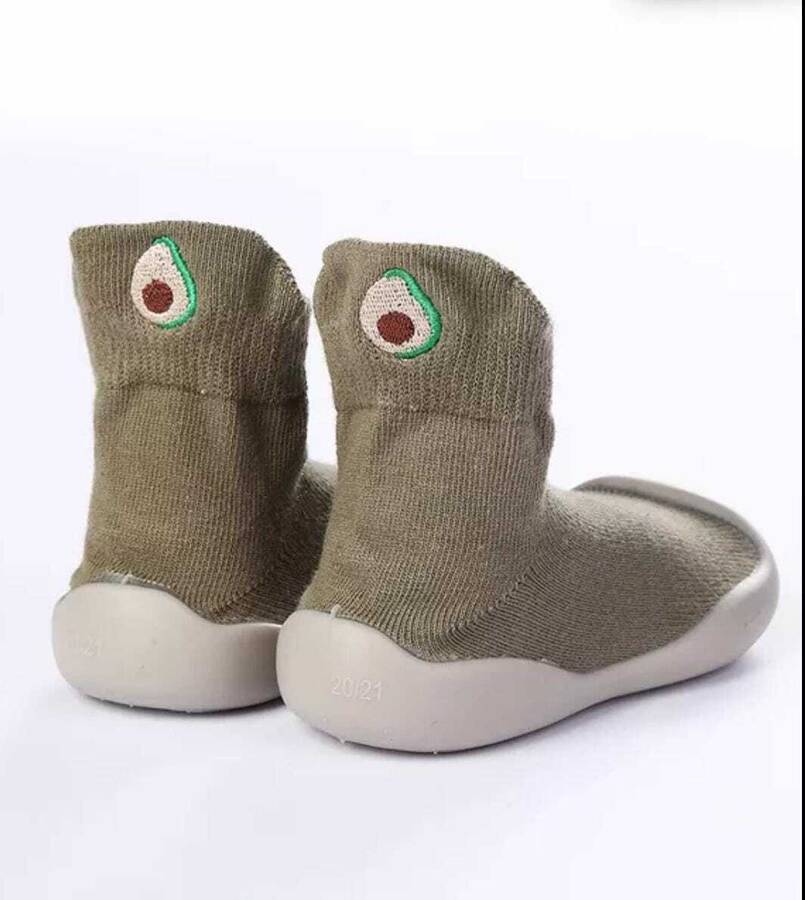 Yeşil Çorap Görünümlü Ayakkabı - Thumbnail