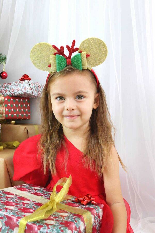 FW22 - Yılbaşı Minie Mouse Saten Kaplama Taç (1)